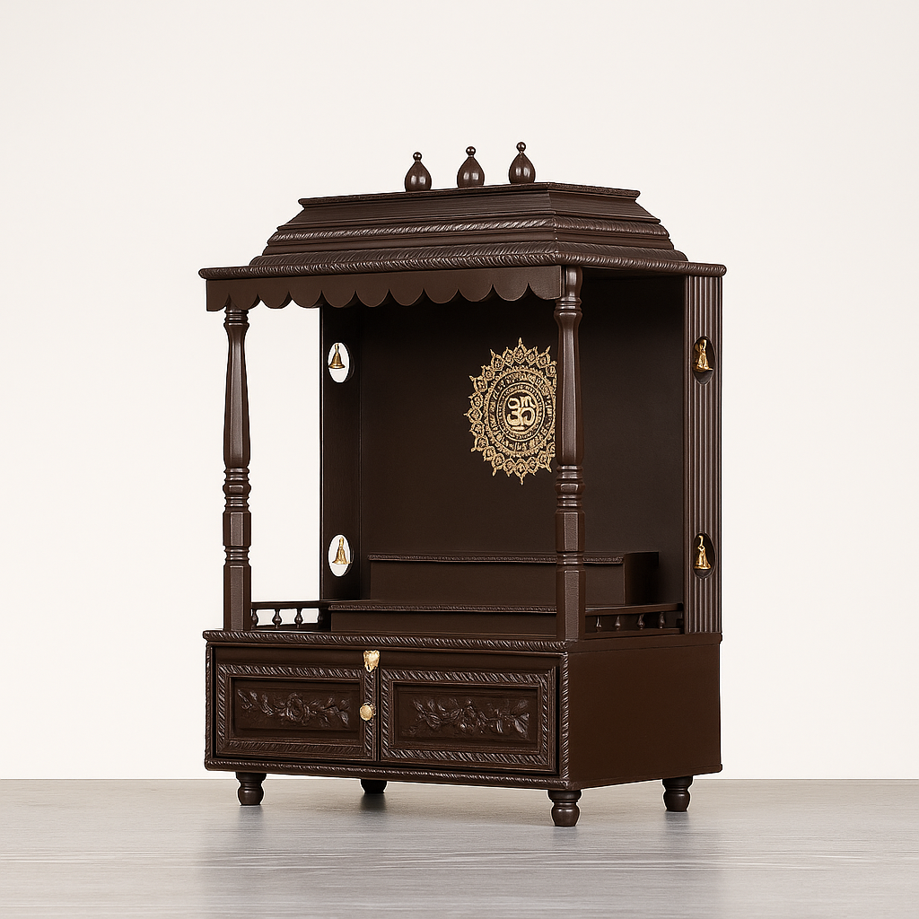 Semi Open Pooja Mandir